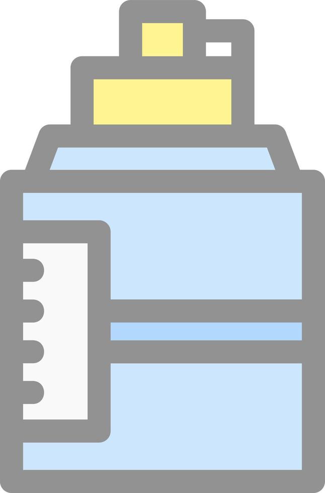 Water Bottle Vector Icon Design