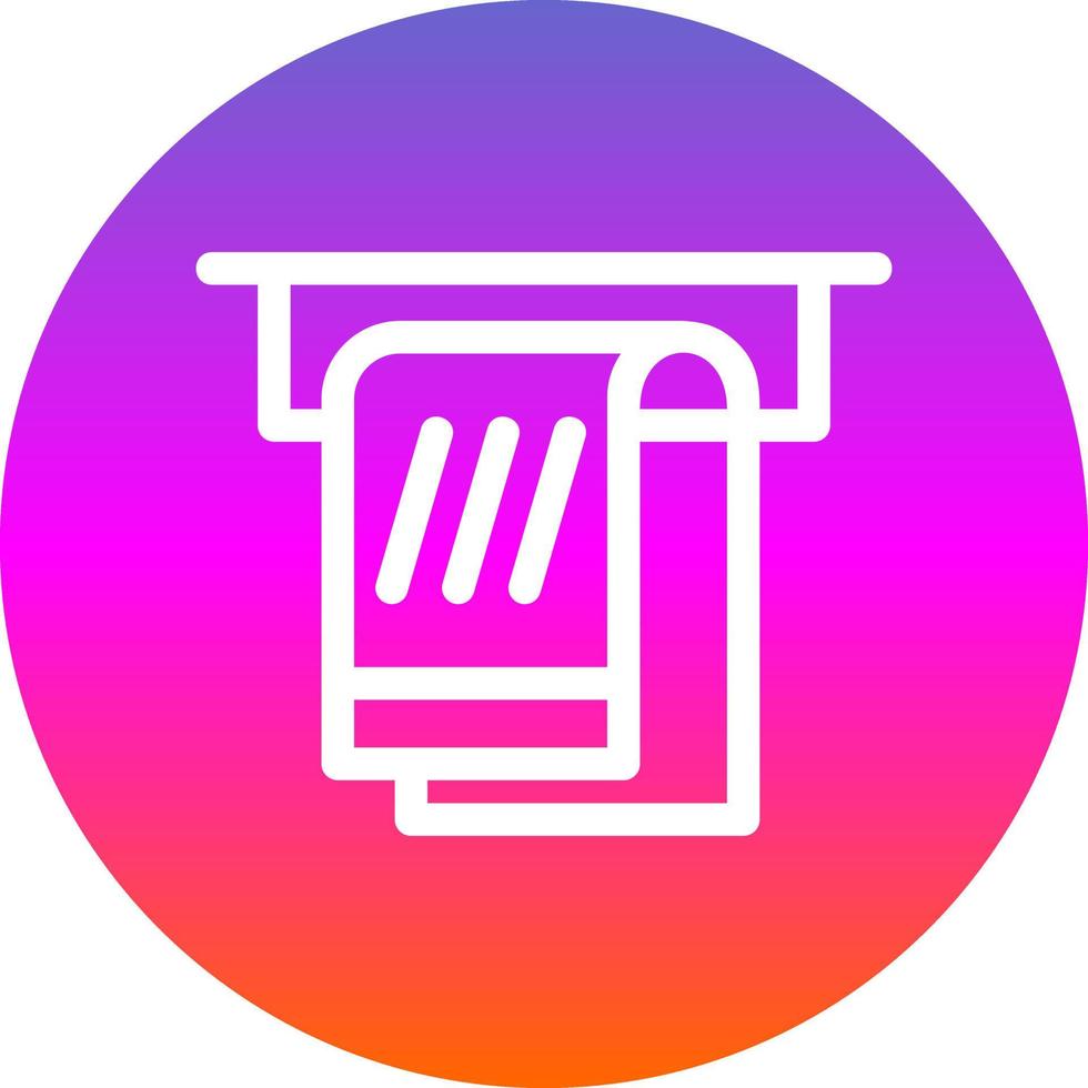 Towel Vector Icon Design