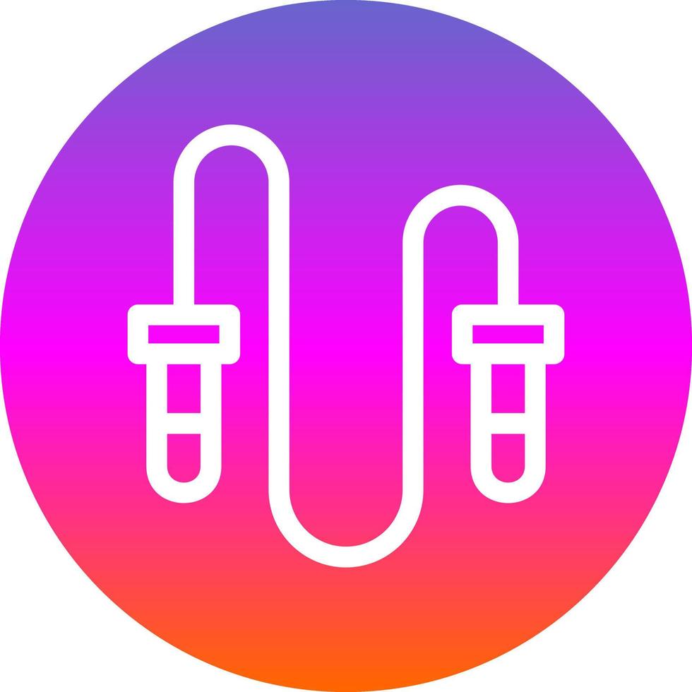 Jumping Rope Vector Icon Design