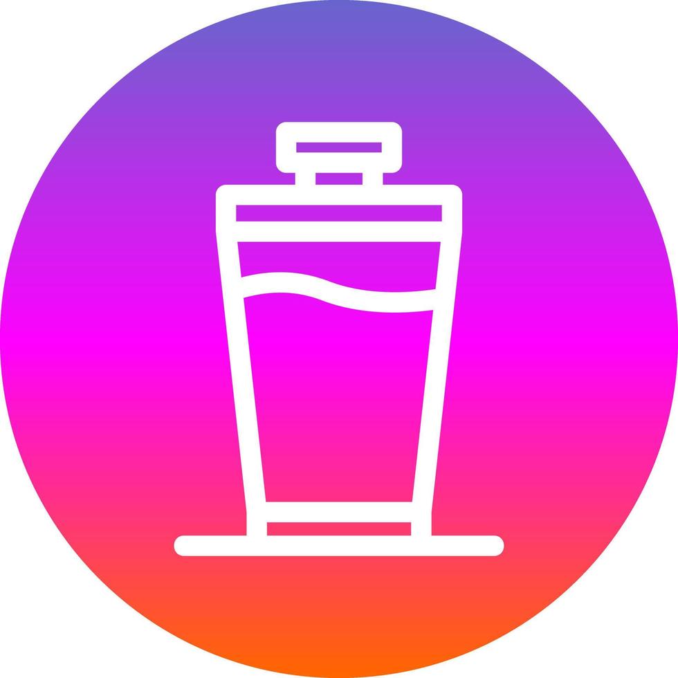 Protein Shake Vector Icon Design