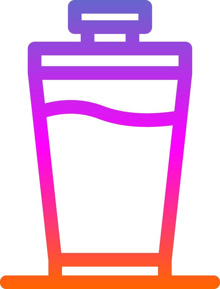 Protein Shake Vector Icon Design
