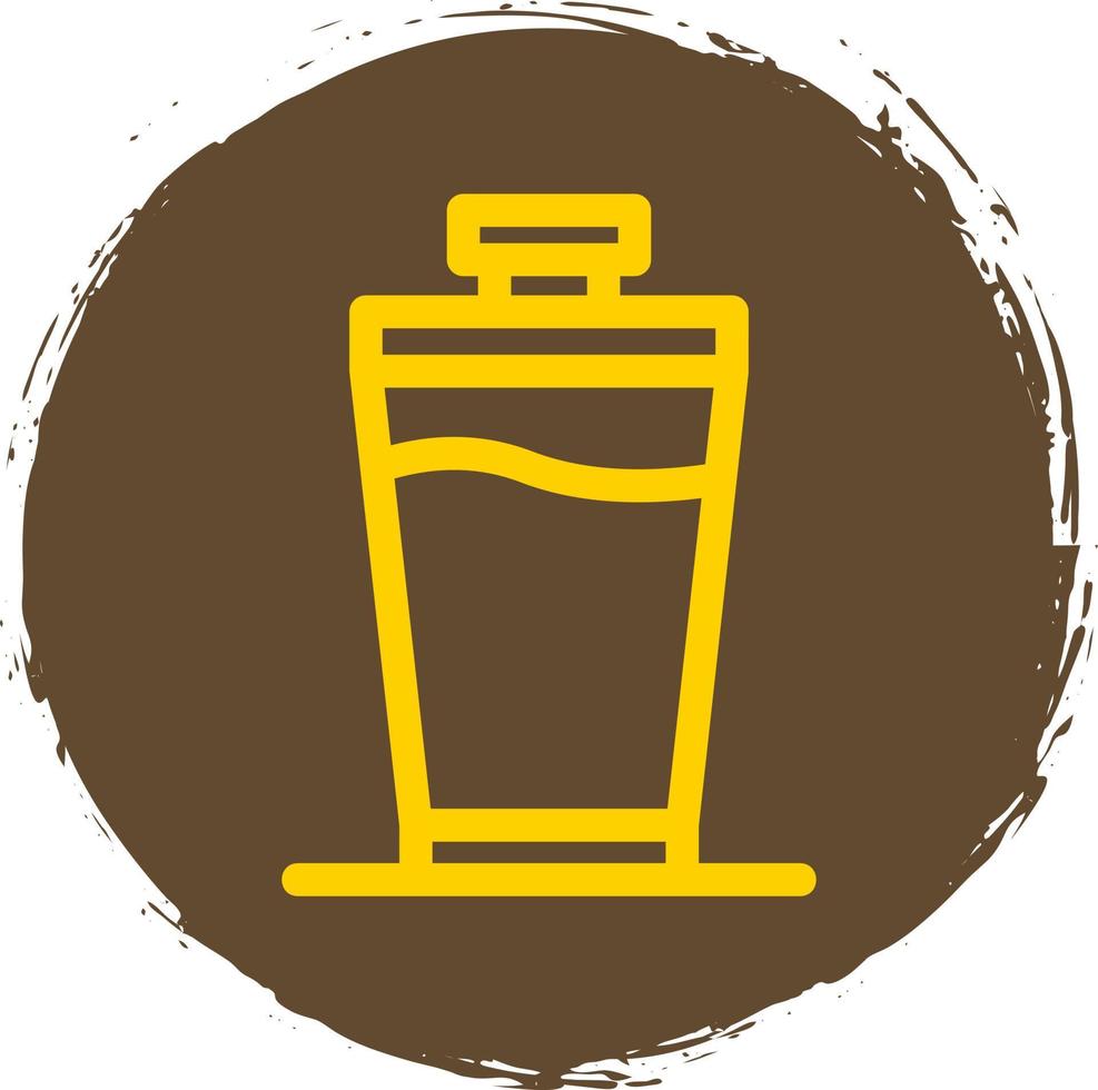 Protein Shake Vector Icon Design