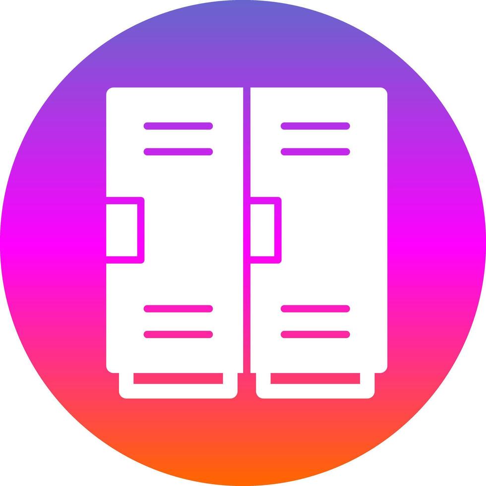 Locker Vector Icon Design