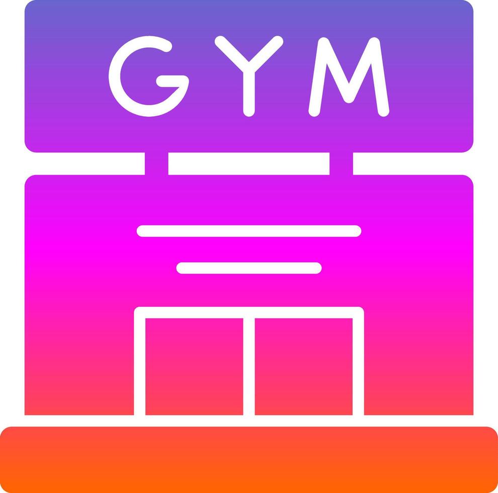 Gym Vector Icon Design