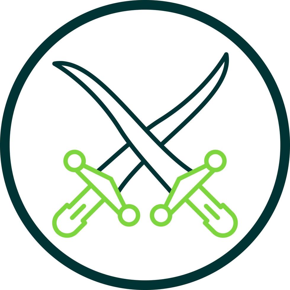 Swords Vector Icon Design