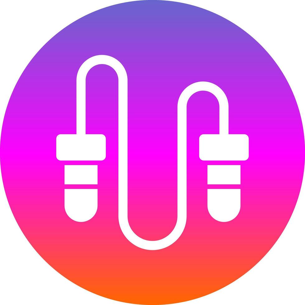 Jumping Rope Vector Icon Design