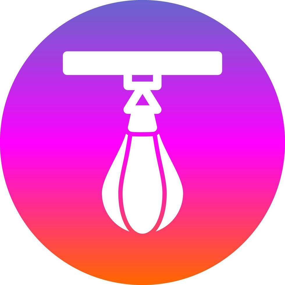 Punching Ball Vector Icon Design