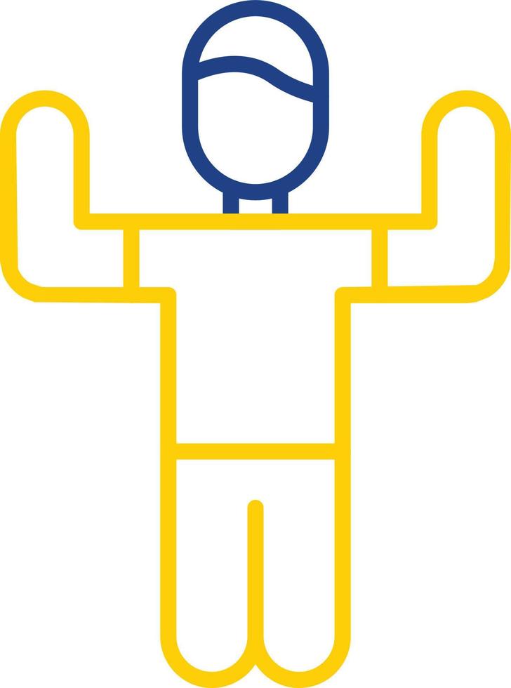 Person Exercising Vector Icon Design