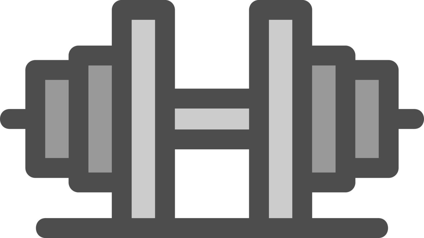 Barbells Vector Icon Design