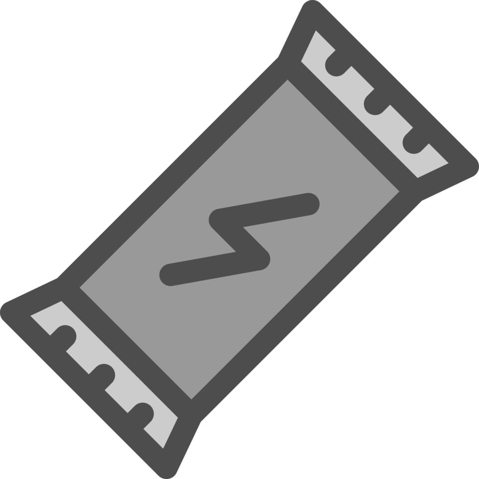 Energy Bar Line Vector Icon Design