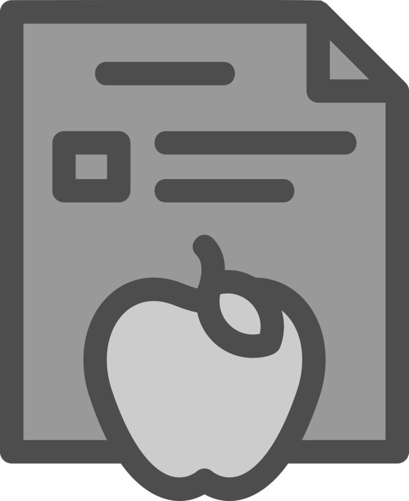 Gym Diet Vector Icon Design