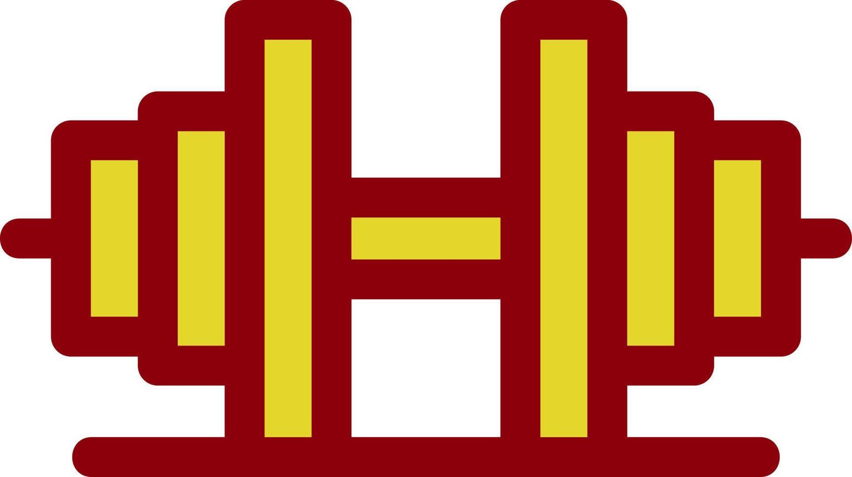 Barbells Vector Icon Design