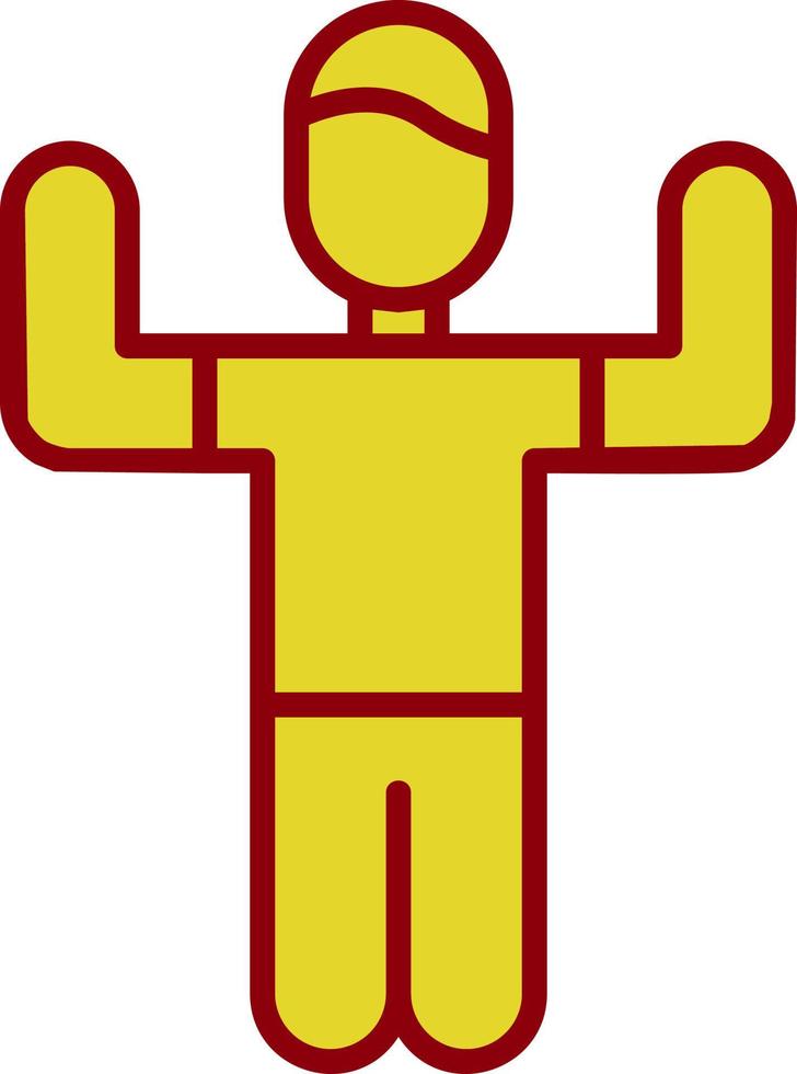 Person Exercising Vector Icon Design