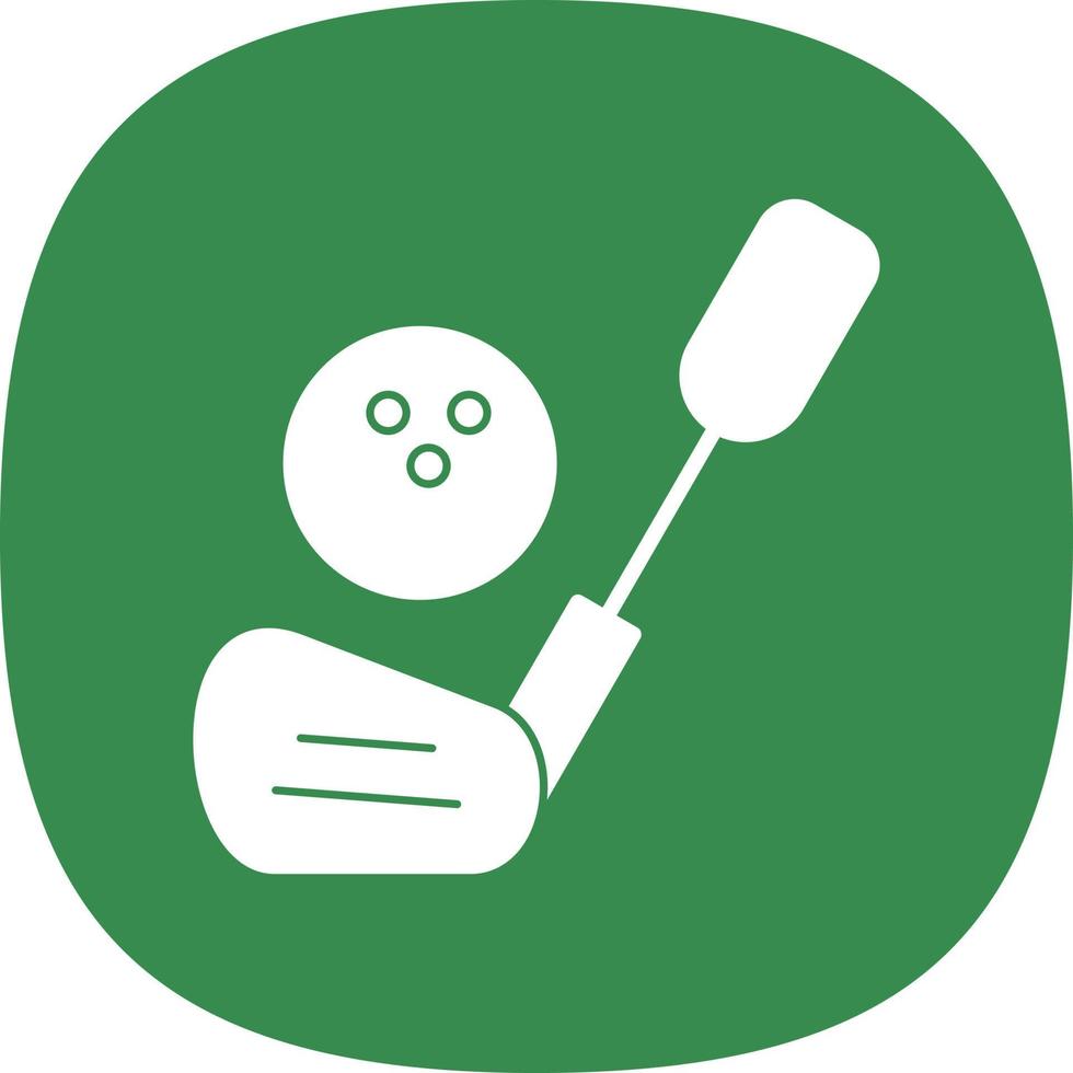 diseño de icono de vector de palos de golf