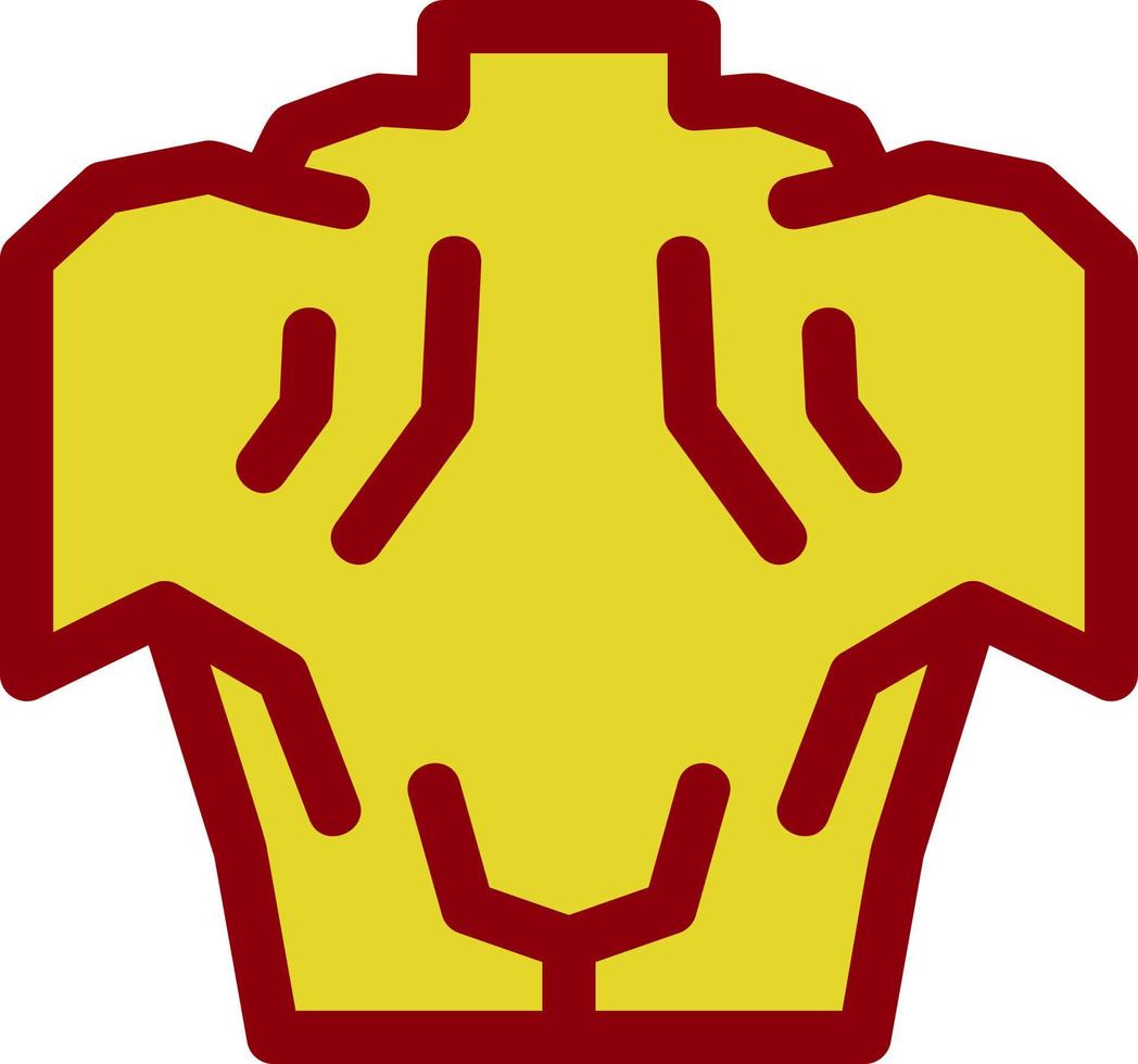 Back Muscle Vector Icon Design