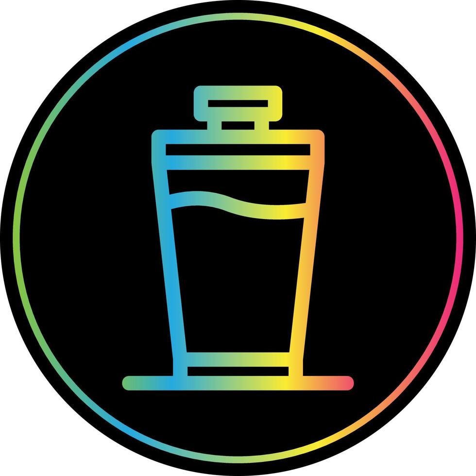 Protein Shake Vector Icon Design