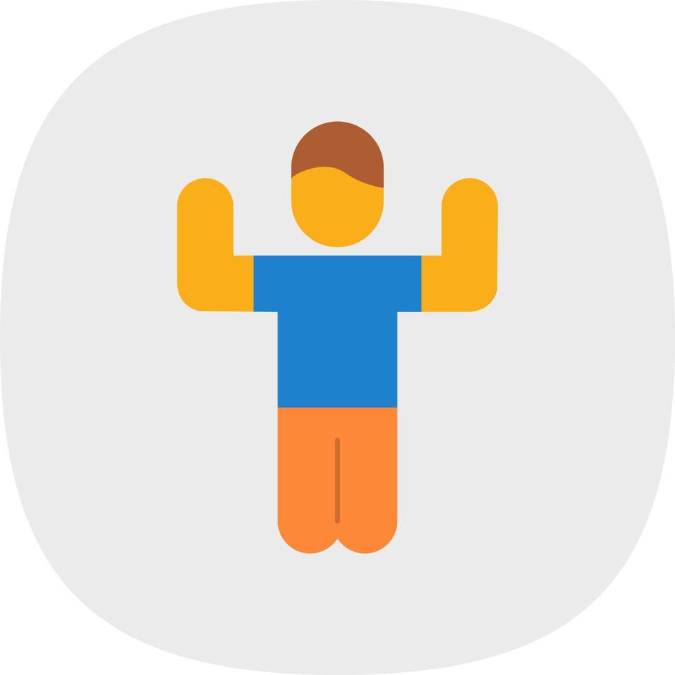 Person Exercising Vector Icon Design