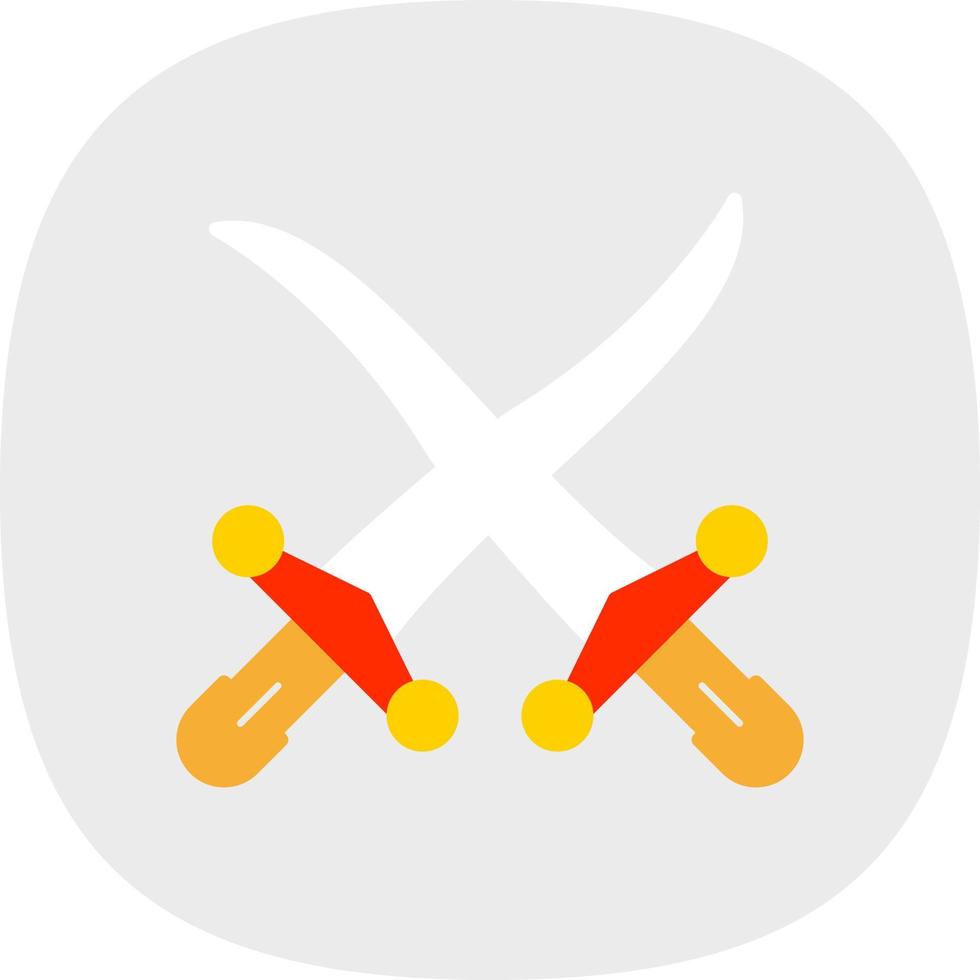 Swords Vector Icon Design