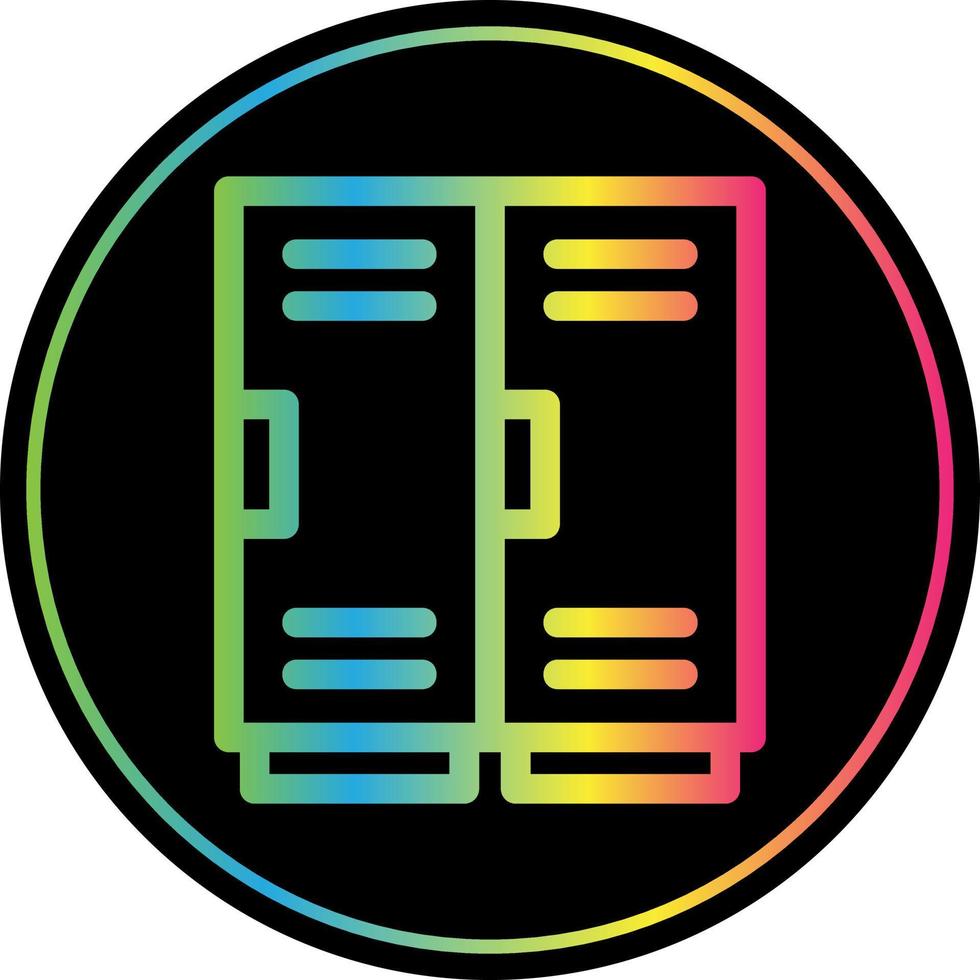 Locker Vector Icon Design