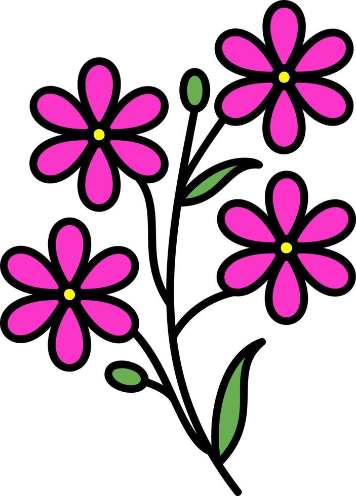 Alpine Forget Me Not Icon vector