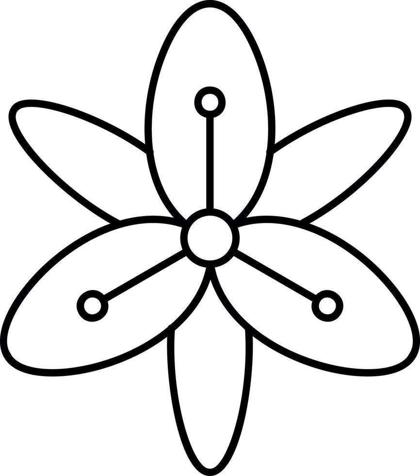 Tiger Lily Icon vector