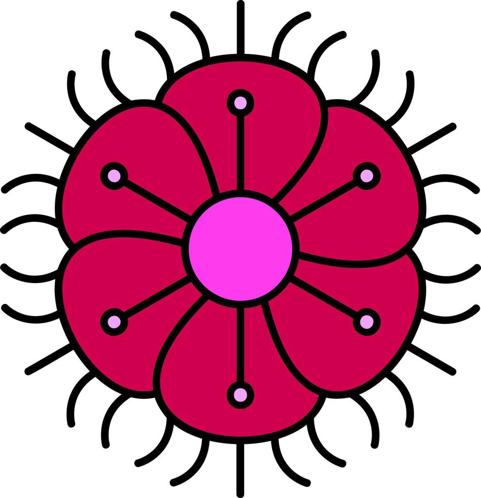 Fringed Dianthus Icon vector