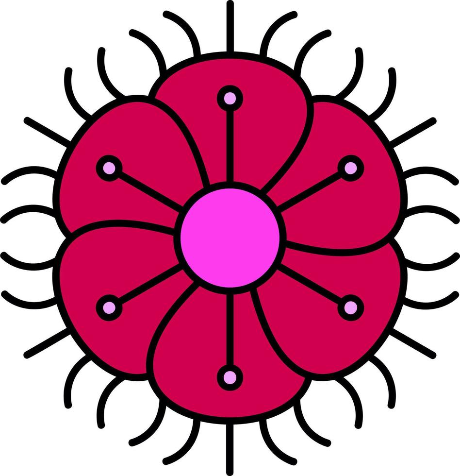 Fringed Dianthus Icon vector