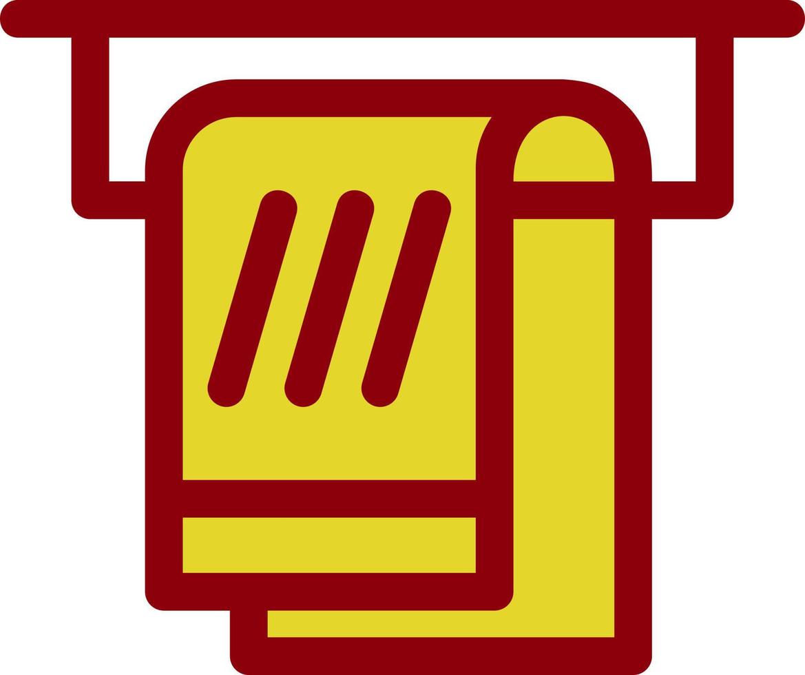 Towel Vector Icon Design