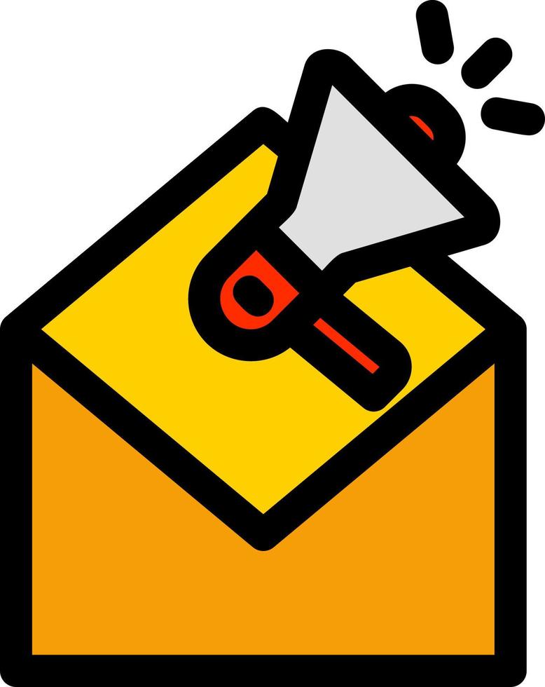 Email Marketing Vector Icon Design