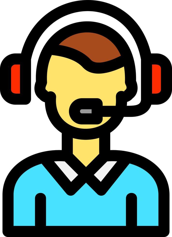 Customer Support Vector Icon Design