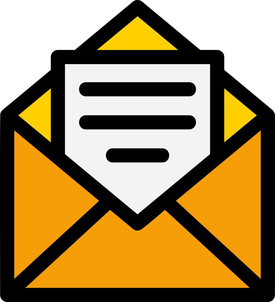 Newsletter Vector Icon Design