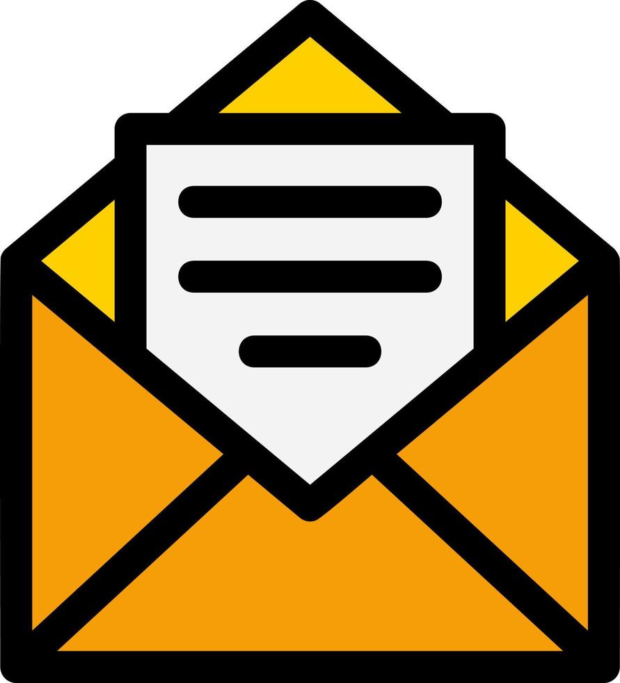 Newsletter Vector Icon Design