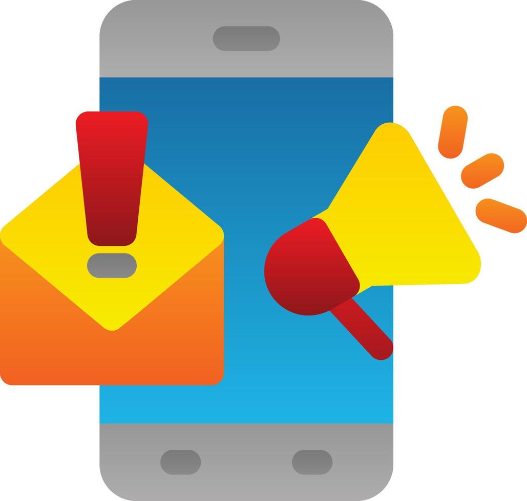 Mobile Marketing Vector Icon Design