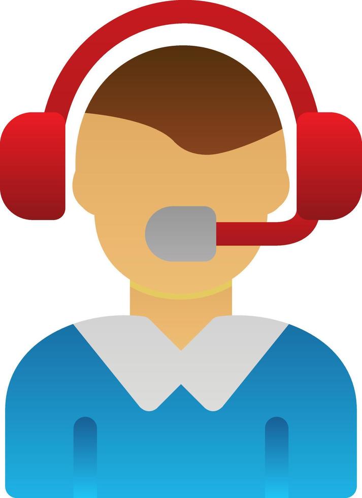 Customer Support Vector Icon Design