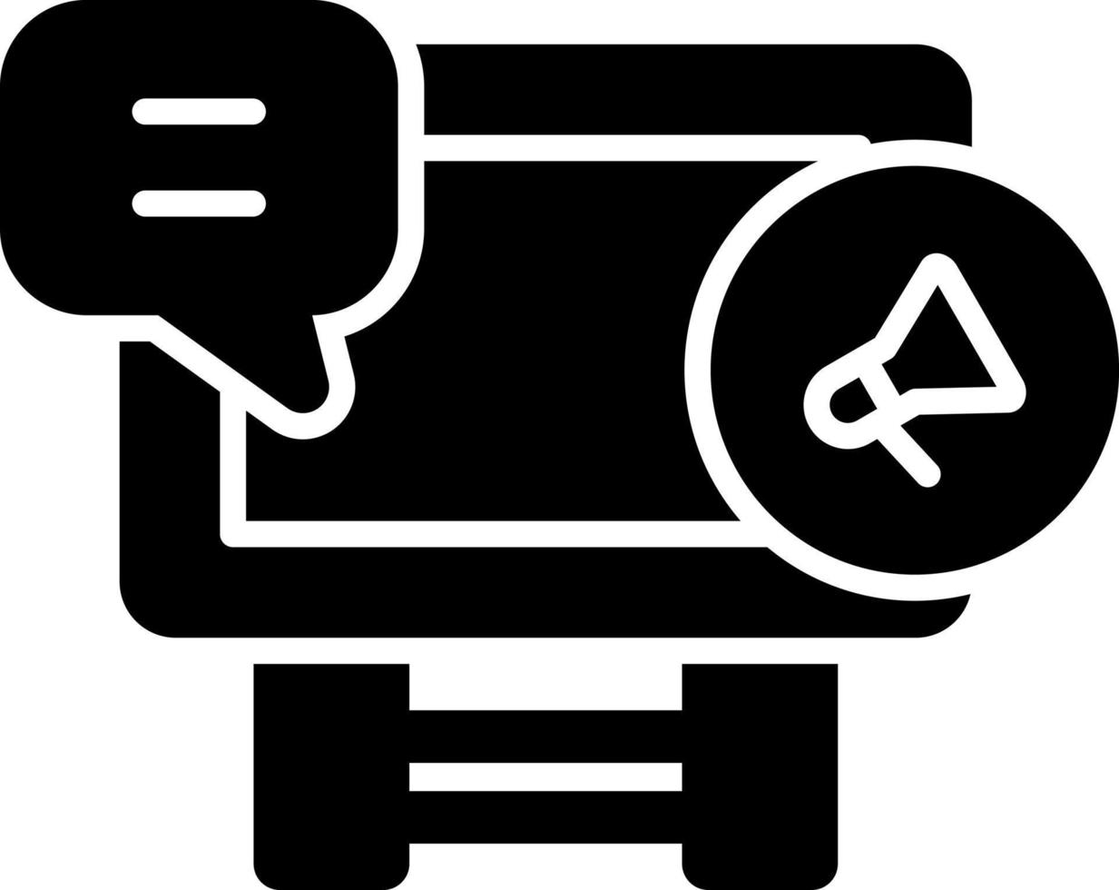 Advertising Campaign Vector Icon Design