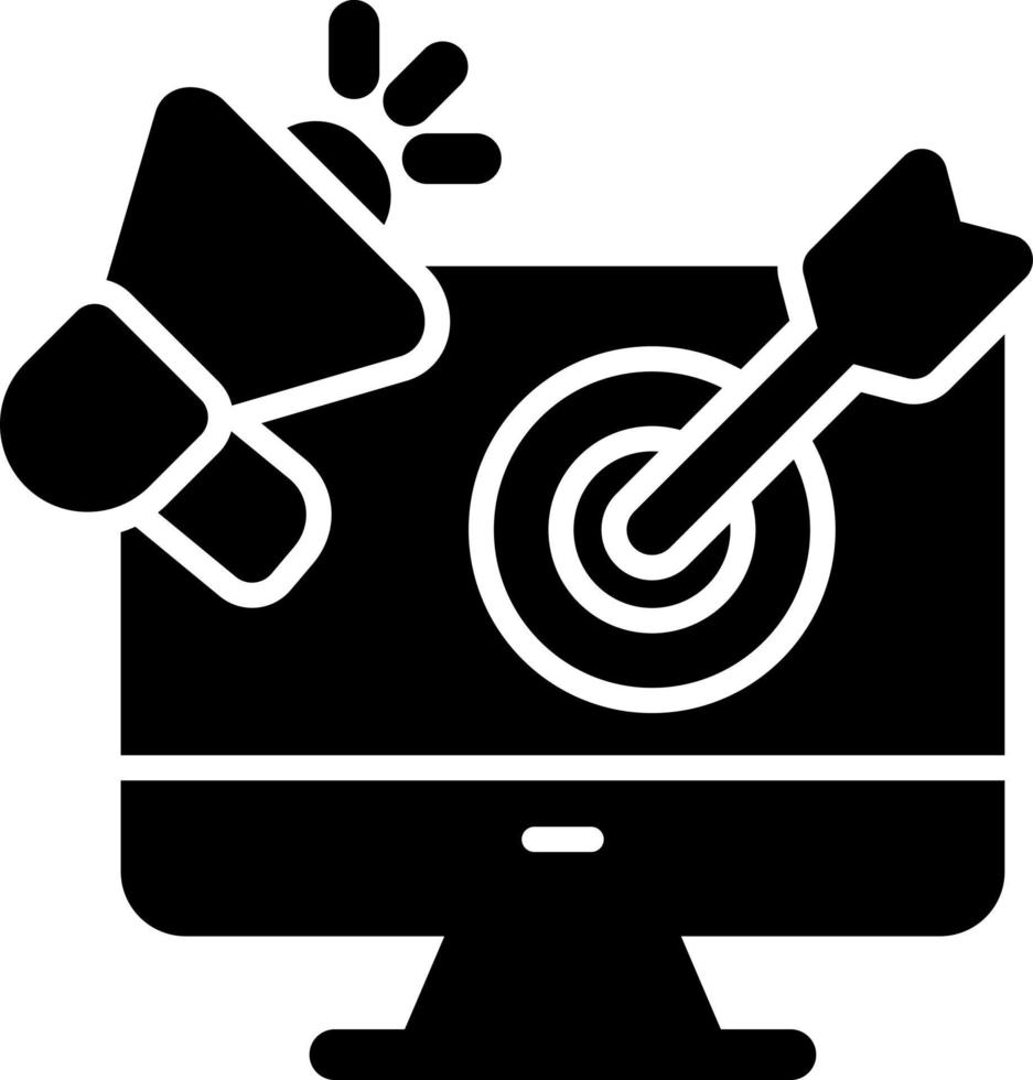 Marketing Goal Vector Icon Design