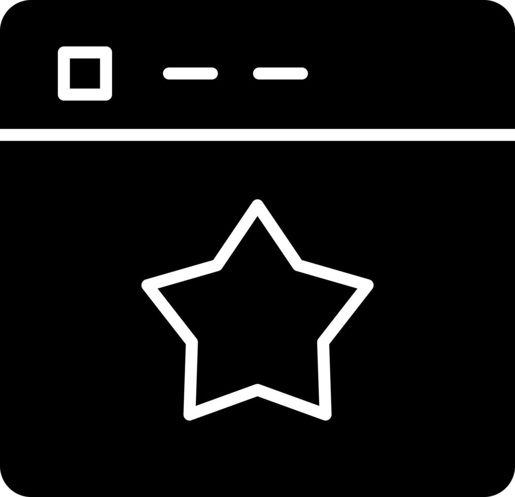 Website Rating Vector Icon Design