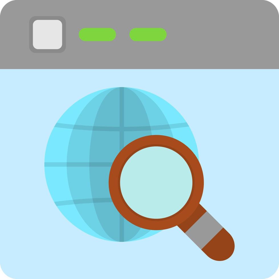 Website Search Vector Icon Design