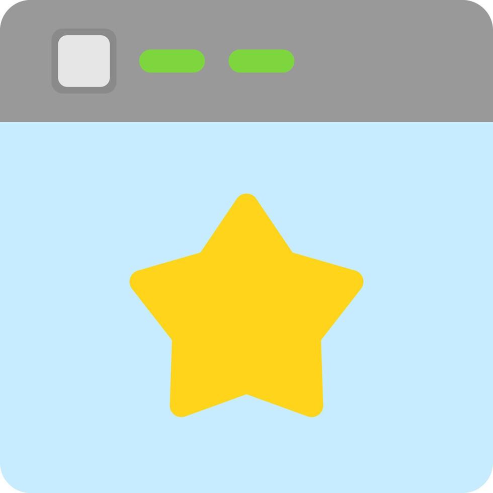 Website Rating Vector Icon Design