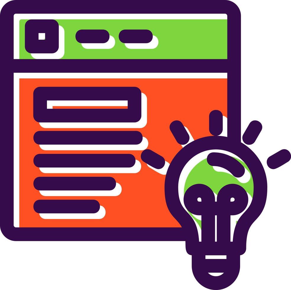 Website Concept Vector Icon Design
