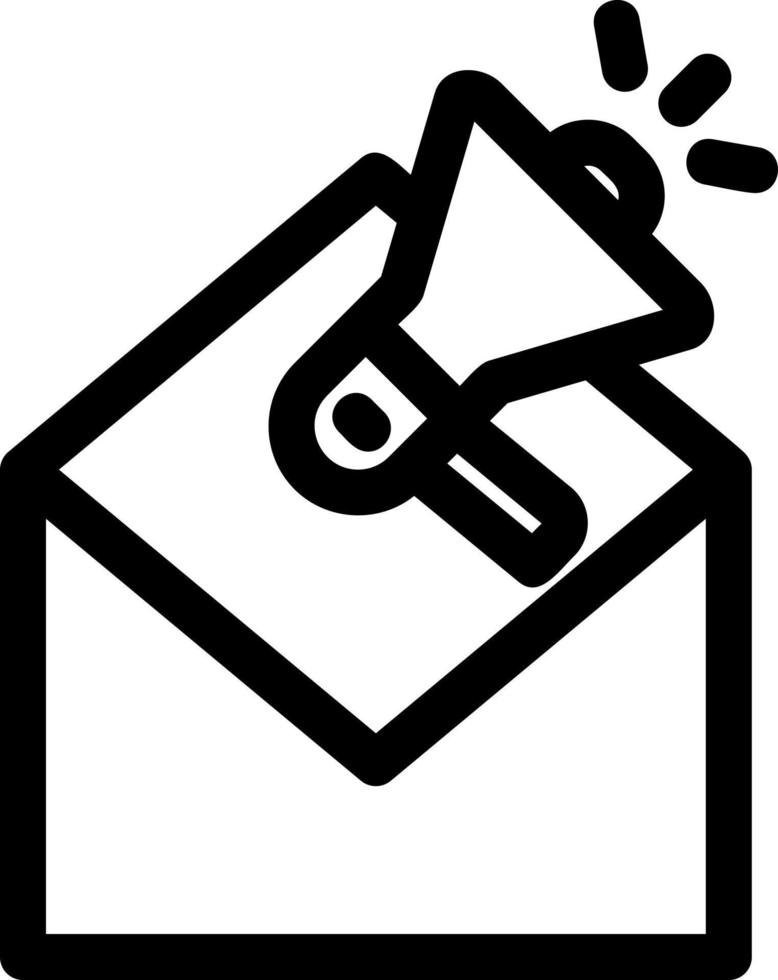 Email Marketing Vector Icon Design