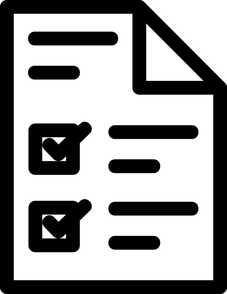 Website Checklist Vector Icon Design