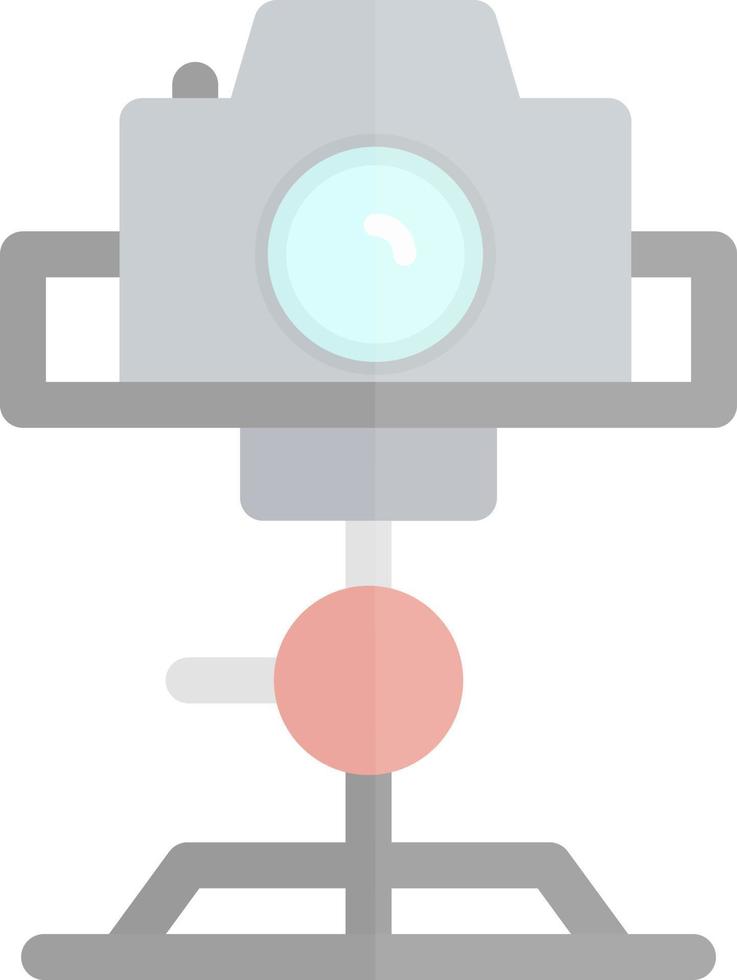 Tripod Camera Flat Icon vector