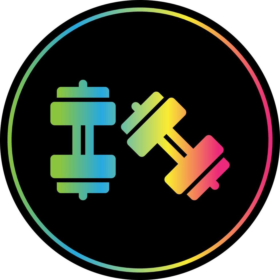 Dumbells Vector Icon Design