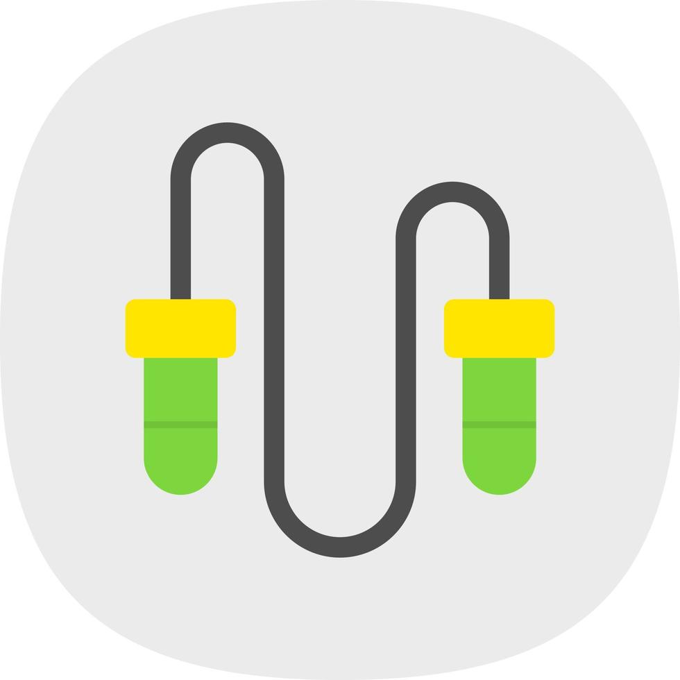 Jumping Rope Vector Icon Design