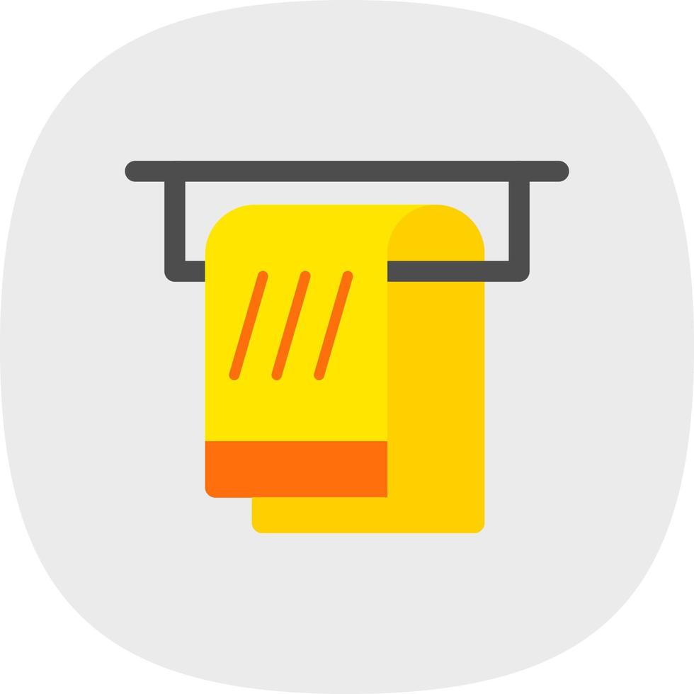 Towel Vector Icon Design