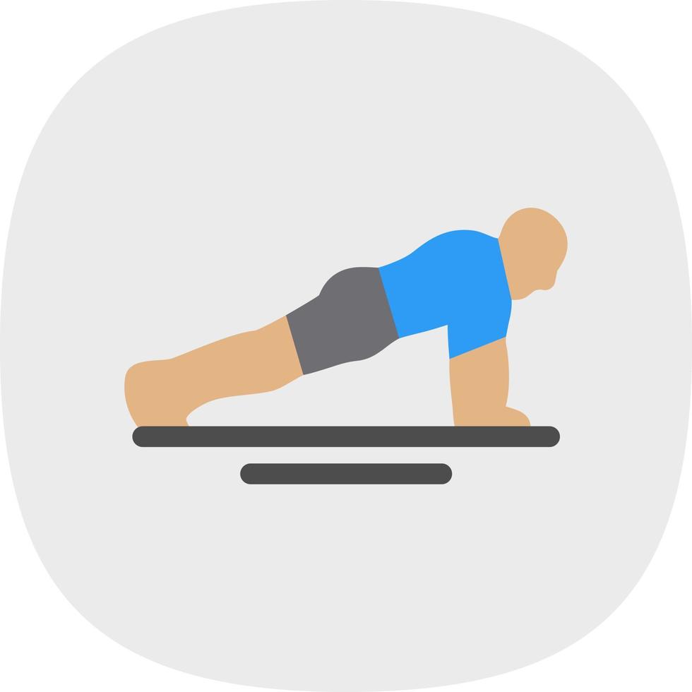 diseño de icono de vector de flexiones