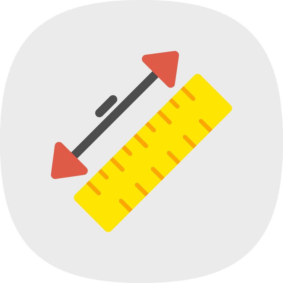 Measuring Tape Vector Icon Design