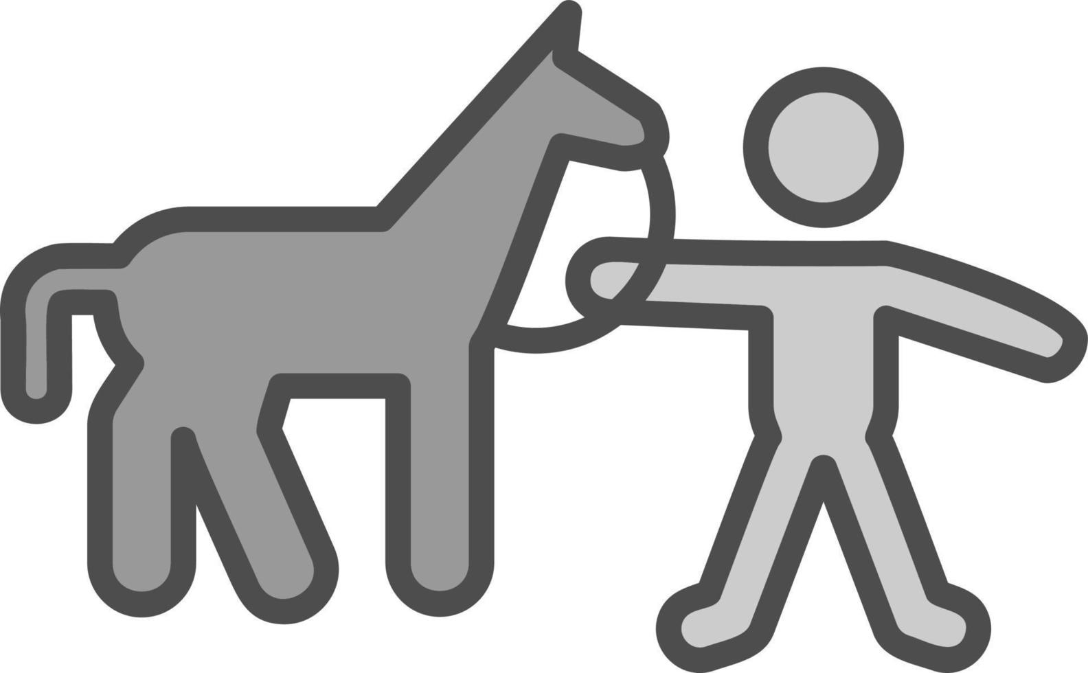 Horse Rider Vector Icon Design