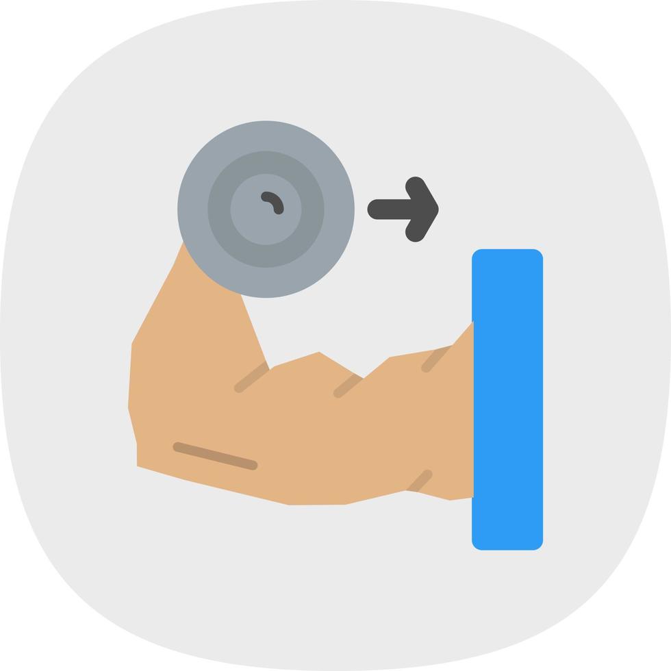 Weightlifter Vector Icon Design